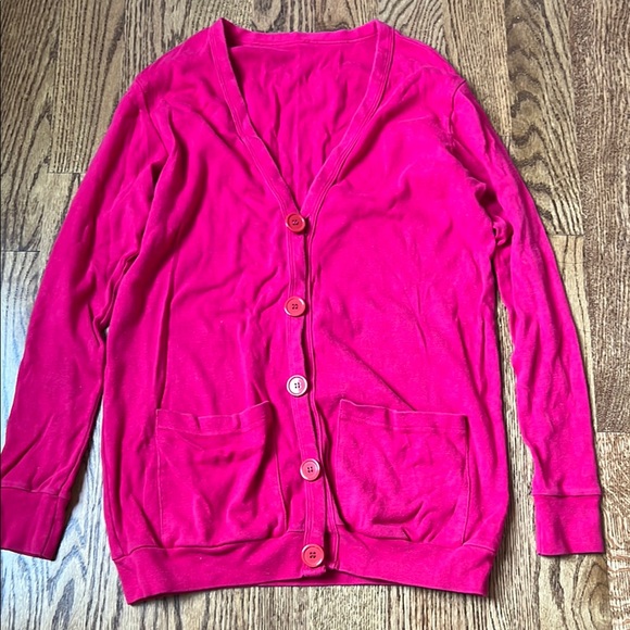 American Apparel Pink Cardigan Sweater - Picture 1 of 5